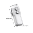 thumbnail image 4 of Mini sellador de bolsas – Herramienta para conservar alimentos | Almacenamiento de snacks, diseño, USB recargable | Dispositivo plástico portátil | Blanco o Negro | 100x35x41mm, 4 of 4