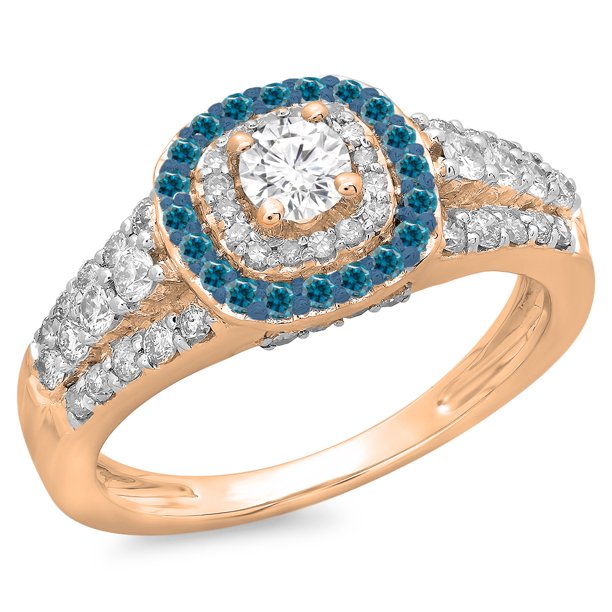 Dazzlingrock Collection - 1.00 Carat (ctw) 10K Rose Gold ...