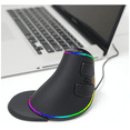 thumbnail image 3 of Mouse vertical Ergonomic RGB Eo Safe Imports Negro, 3 of 5