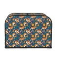 thumbnail image 2 of Balery Squirrel Garden Delight Pattern Oven Cover Kitchen Bread Machine Protector, 4 Slice Toaster Cover for Home, Anti Dust Fingerprint Coaster Cover, 2 of 7