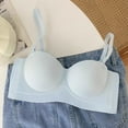 thumbnail image 4 of Strapless Anti-Slip Bra For Small Bust, Seamless Push-Up Design, Lightweight And Comfortable, Perfect For Enhancing Curves, Must-Have Women'S Lingerie, 4 of 10