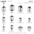 thumbnail image 6 of Livex Lighting - Nyack - 2 Light Outdoor Flush Mount in Mid Century Modern Style, 6 of 9