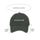 thumbnail image 3 of Gorra de béisbol ajustable clásica baja con estampado sin estructura para hombre y mujer, 3 of 5