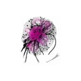 thumbnail image 1 of Minnieouse Tocado Vintage para mujer, velo de malla, diadema, Clip, tocado, horquilla, accesorios de estilismo para mujer, tocados Ropa, zapatos y accesorios Miscelánea Negro + rosa rojo, 1 of 6