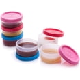 thumbnail image 1 of xianyou-Condiment Cups Containers with Lid 6 pk. Salad Dressing Container to go Small Mini Food Storage Containers with Lids Sauce Cups Leak proof Reusable Plastic BPA free for Lunch Box Picnic Trave, 1 of 4