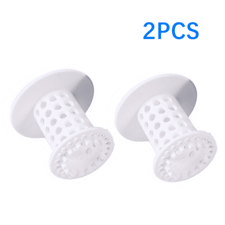 

The Revolutionary Tub Drain Protector Hair Catcher/Strainer/Snare White（2 Pack）