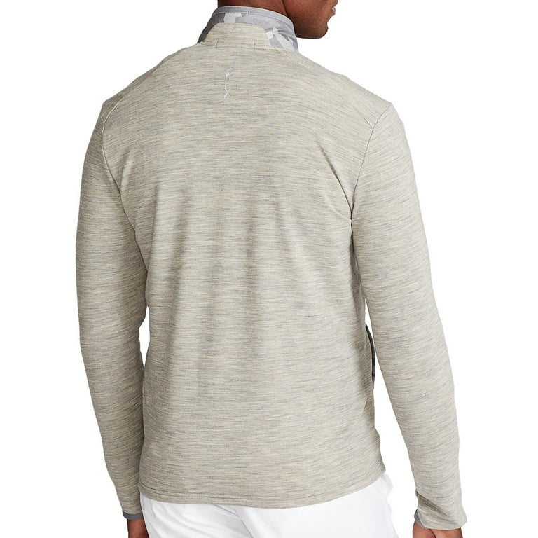 RLX Golf Ralph Lauren Men's Terry Stretch Jacket (Small, Gray Camo