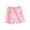 Pink, variant on Jalioing Toddler Kids Basic Cotton Shorts Breathable Summer Shorts Casual Loose Solid Color Cute Shorts