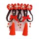 thumbnail image 4 of Pinzas para el cabello chinas, pasadores para el cabello Chinoiserie, decoración de disfraces, rojo, Cheongsam chino, tocado con horquillas para boda Estilo E CUTICAT Pinzas de cabello, 4 of 8