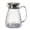 Clear-F, variant on YFGEFTR PC Hammered Pitcher Steel Lid Gray M, Medium Gray Dimpled Plastic Jug, Cold Water Dispenser with Metal Cover, BPA Free