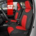 thumbnail image 3 of Motor Trend AquaShield Car Seat Covers for Front Seats, Red Waterproof Seat Covers for Cars Trucks SUV, 3 of 9