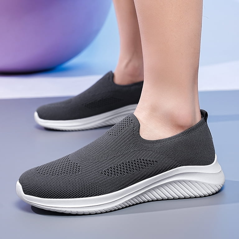 Men\'s or Women’s  Athletic Mesh Sneakers in Dark Gray - Lightweight Comfort UAYOTSE Men main image 3