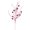 Pink, variant on Vickerman 32" Pink Mini Pinecone Twig Glitter Spray, 6 per bag.