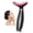 Black, variant on Neck Face Beauty Device, Vibration Face Massager, 3 in 1 Face Sculpting Tool Facial Massager for Double Chin, Thermals and Skin Care（Black）