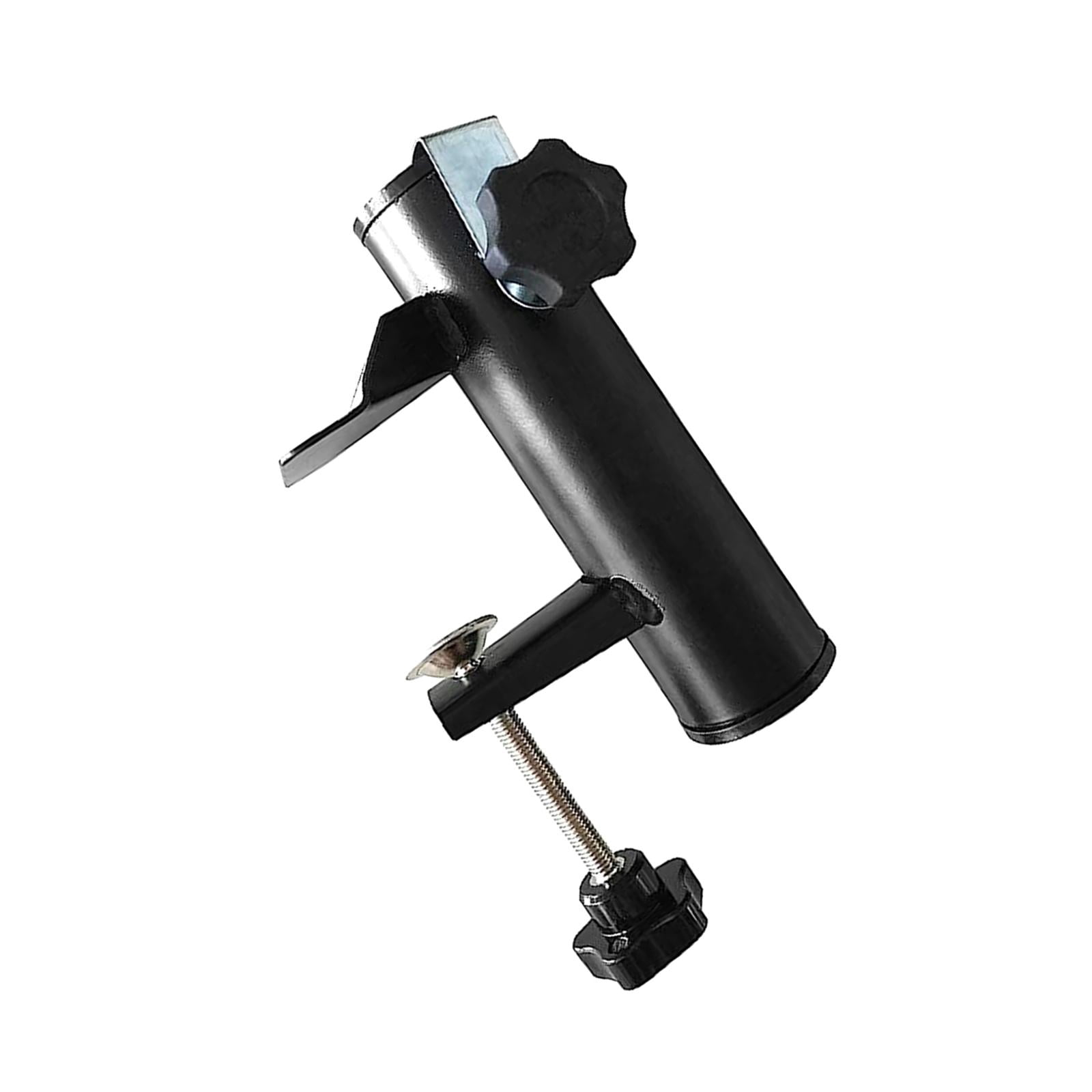 APLVFFZH Deck Mount Umbrella Stand, Patio Umbrella Clamp Holder Metal Clamp Beach Fishing