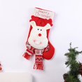 thumbnail image 4 of PEIBang Christmas Stockings,Large Vintage Christmas Stockings with Reindeer for Family Holiday Fireplace Hanging Decorations, 4 of 6