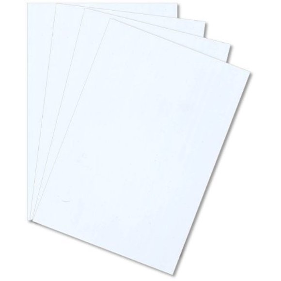 Styrene Sheets 7.6x11x.060 White - 4 Pack, Model: , Toys & Play