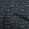 thumbnail image 1 of oneOone Velvet Black Fabric Eye Print Fabric For Sewing Printed Craft Fabric By The Yard 58 Inch Wide, 1 of 4
