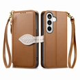 thumbnail image 5 of FOXDOCK Wallet Case for Samsung Galaxy S26 Pro, with Card Slots, Stand and Zipper - brown, 5 of 5