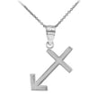 thumbnail image 1 of Sterling Silver Sagattarius Zodiac Sign Pendant Necklace :  Pendant with 22" chain, 1 of 1