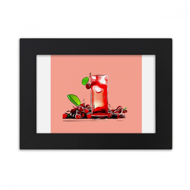 Outline Cherrys Iced Juice Drawing Desktop Photo Frame Ornaments Picture Art Painting