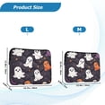 thumbnail image 4 of FORMRS 15"-15.6" Laptop Sleeve Protective Case Soft Carrying Quilted Computer Bag Cover, White Halloween Ghosts, 4 of 7