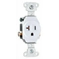 thumbnail image 2 of Pass & Seymour Legrand 5351-W Single Outlet Receptacle, Commercial Grade, Side Wired, Grounding, 20A 125V, White, 2 of 2
