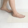 Rubber Bathtub Mat, White, 16" x 28", Mainstays