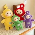 thumbnail image 2 of Muñeco de peluche Miniso Teletubbies de 30/45/60 cm, lindo muñeco de anime Laa-Laa Dispy, lindos Teletubbies de acción, muñecos de peluche de esqueleto, juguetes de regalo, 2 of 5