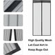 thumbnail image 4 of Magnetic Screen Door 140x220cm, Fiberglass Screen Door, Anti-Fly Curtains for Door Automatic Closing Ultra Fine Mesh without Drilling (Black),, 4 of 5