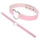 thumbnail image 4 of Choker Unique Cute Exquisite Elegant PU Leather Necklace Heart Shaped Decoration Wear Resistant Adjustable For Anniversary For Concert Party For Daily Wear ANGGREK Otros, 4 of 8
