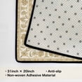 thumbnail image 2 of Washable Vintage Kitchen Mat 31"x20" Non Slip Soft Plush Low Profile Kitchen Rug, Distressed Medallion Oriental Style Sink Mat for Laundry Room Bedroom Office, 2 of 6