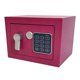 thumbnail image 1 of Caja de seguridad con cerradura de teclado: Caja metálica fiable, compacta y robusta para el hogar, Rosa, 1 of 9
