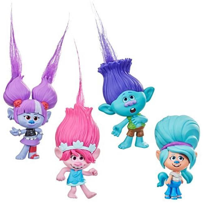  Trolls DreamWorksTopia Ultimate Surprise Hair Poppy Doll,  6-Inch Toy with 4 Hidden Surprises in Hair, for Kids 4 Years and Up : Toys  & Games