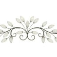 thumbnail image 3 of Stratton Home Decor Blason Mural à Motif Floral Perlé Brossé, 3 of 4