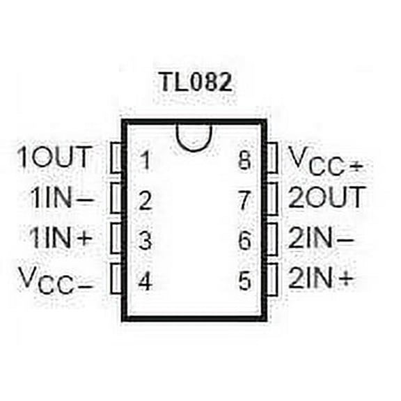 TL082 IC LINEAR - Op Amp - - 4 pieces