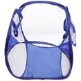 thumbnail image 5 of Foldable Easy Open Mesh Laundry Hamper Basket for College Dorm 1 Set Blue, 5 of 7