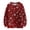 Wine, variant on WTOBBY Christmas Themed Women's Knit Sweater Top, Long Sleeve Round Neck Printed Pullover, Casual Holiday Fashion Wear for Seasonal Outfits,Army Green L