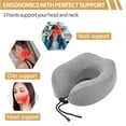 thumbnail image 3 of Travel Pillow,Travel Neck Pillows for Sleeping, Memory Foam Soft Comfort & Support Pillow, 3 of 6