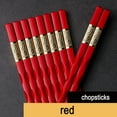 thumbnail image 5 of Palillos de fibra de vidrio, palillos de aleación reutilizables, palillos antideslizantes, palillos roscados - 6 pares, 5 of 5