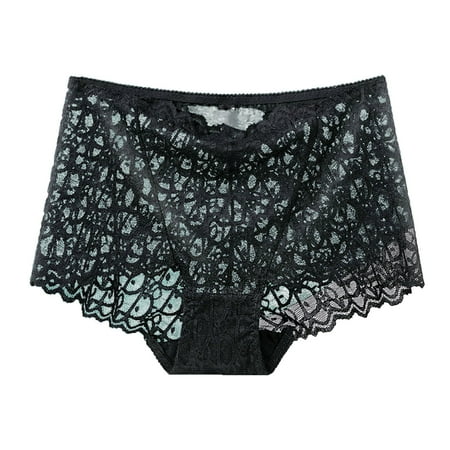 Sdeycui Lace Boyshort Panties for Women Sexy Soft Cheeky Underwear Hipster Breathable Boy short Panty
