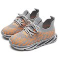 thumbnail image 7 of kkdom Boys Girls Running Walking Sneakers Shoes Comfort Lightweight Breathable Athletic Tennis Orange 7 Toddler, 7 of 7