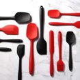 thumbnail image 2 of CAROOTU 6Pcs Silicone Spatulas Set Heat Resistant Non-stick Baking Utensils Sets for Cooking Baking Mixing Kitchen Supply, 2 of 6