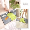 thumbnail image 7 of Dinosaur Bath Mat Non Slip, Bath Rug Soft Shower Rug Plush Microfiber Water Absorbent Thick Shaggy Floor Mats for Bathroom, Bedroom, Kitchen, Machine Washable, 16" x 24", 7 of 7