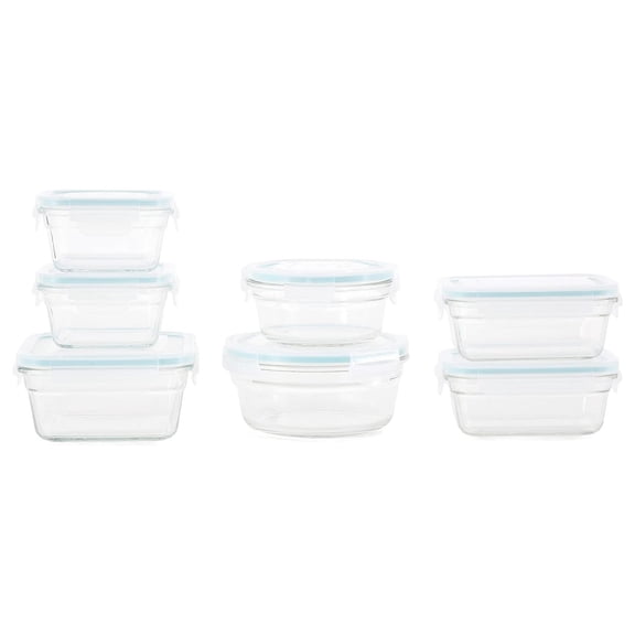 Drevy Oven and Microwave Safe Glass Food Storage Containers 18 Piece Set