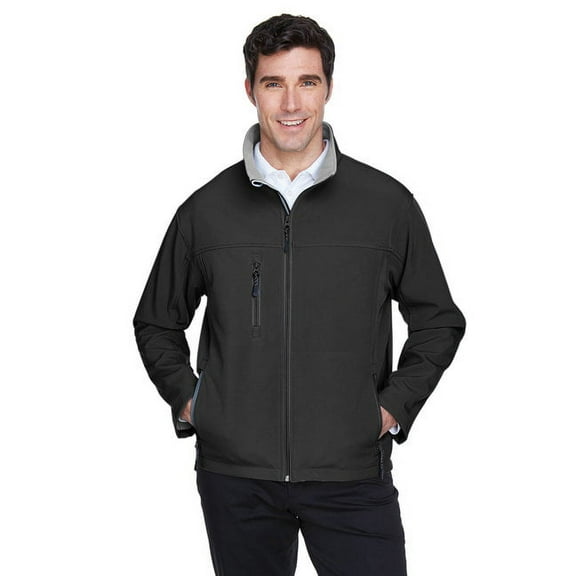 Devon & Jones D995 Men's Soft Shell Jacket-Black-2XL
