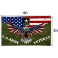 thumbnail image 4 of U.S. A-r-m-y American Flag -  Fade Resistant Double Printed and Double Stitched Polyester 3x5ft banner (UNITED STATES ARMY), 4 of 5