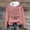 Pink, variant on QUINDOS Womens Hoodies with Zippers Fleece Sweatshirts for Women Casual Long Sleeve Crew Neck Graphic Pullover Tops