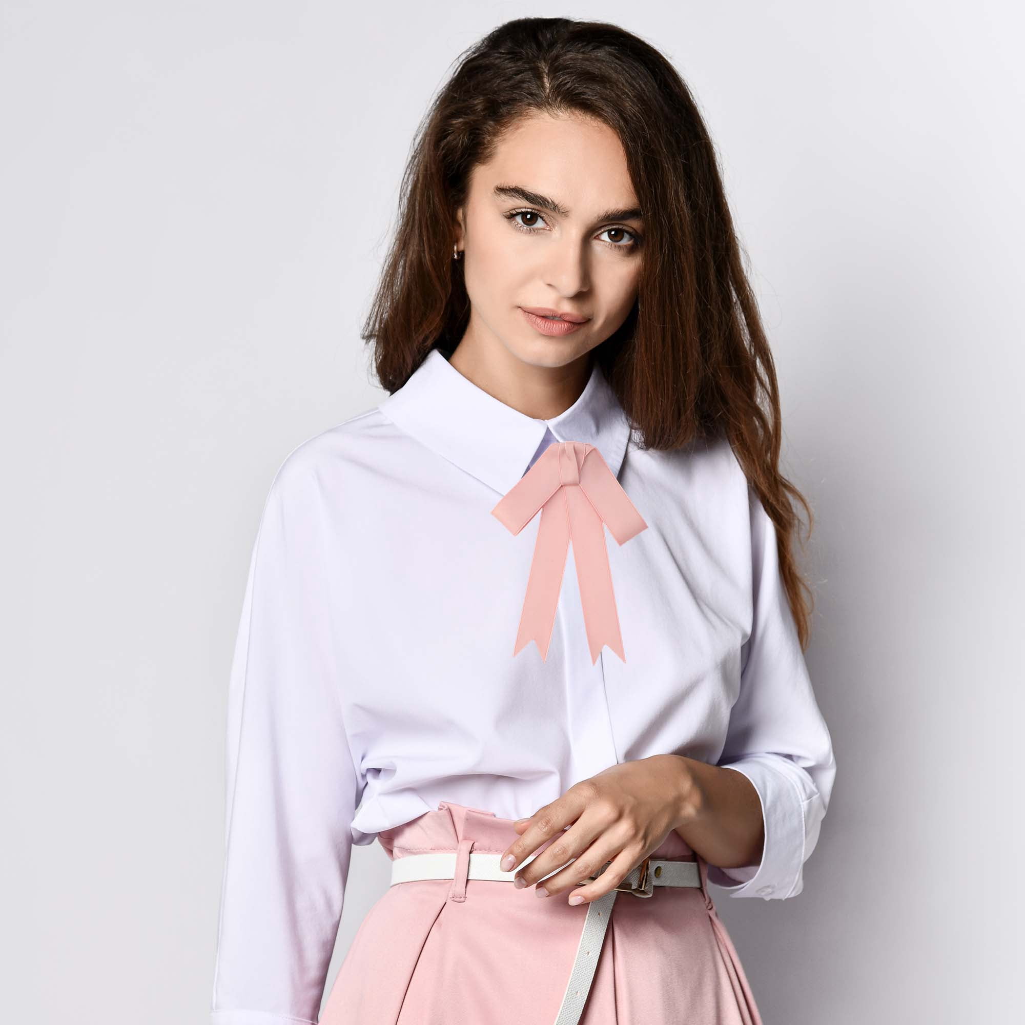 Unique Bargains Ribbon Bow Gifts for Party Wedding Pink