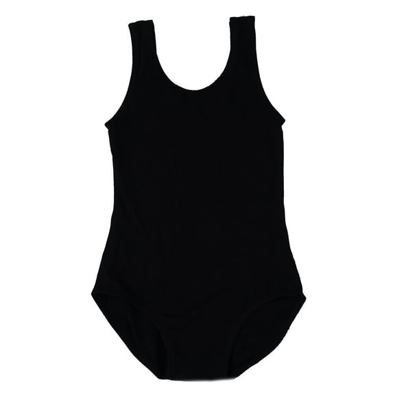 Wenchoice Black Bow-Accent Leotard - Girls L(5Y-6Y)